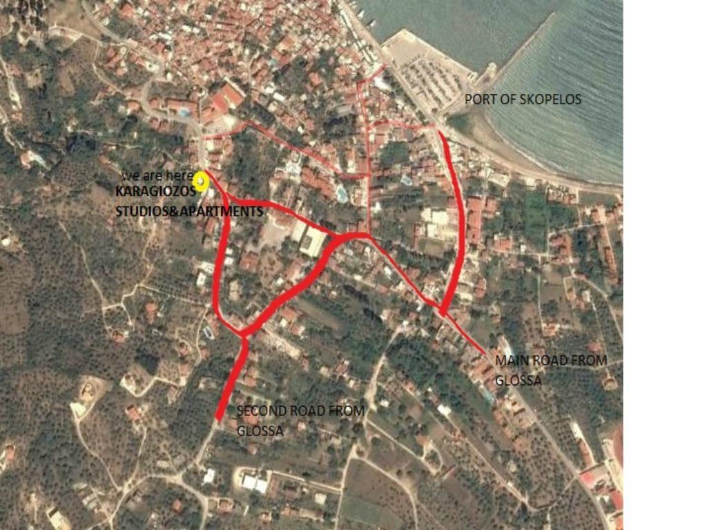 סקופלוס טאון Karagiozos Studios & Apartments מראה חיצוני תמונה